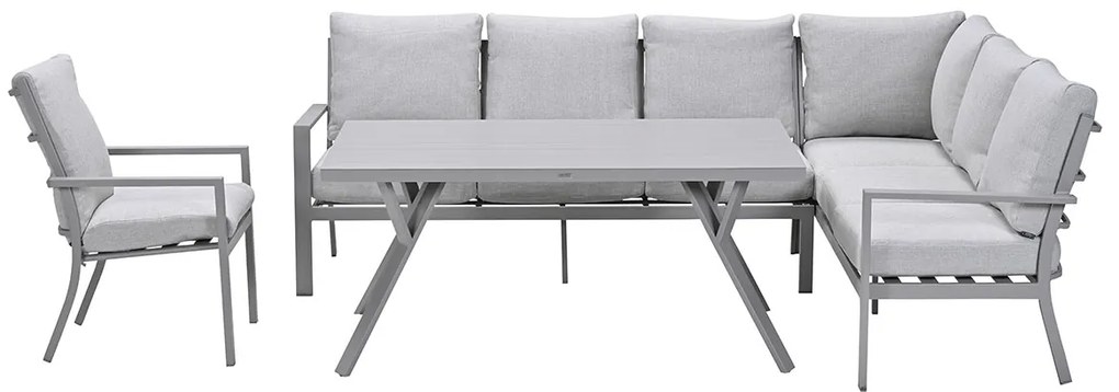 Garden Impressions Senja lounge dining set 4-delig rechts incl. stoel - valley sand