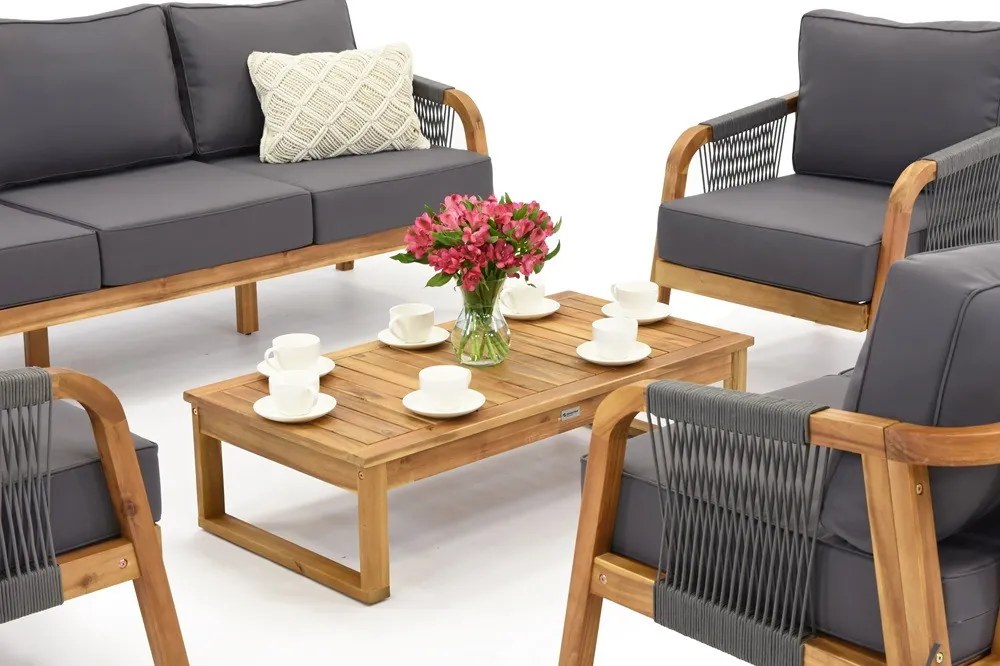 Acaciahouten tuinmeubelen Mumbai Coffee 7 Garden Point
