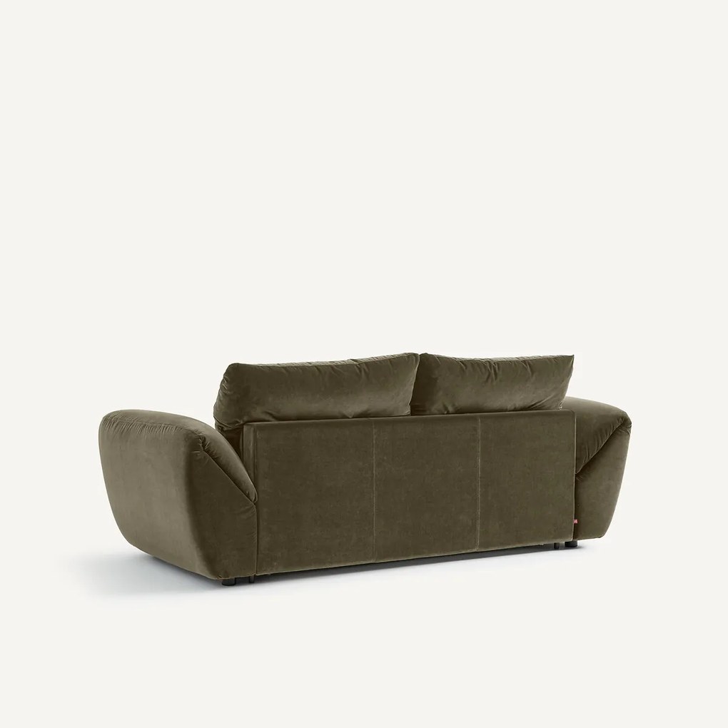 Omvormbare 3-zitsbank van fluweel Edgar