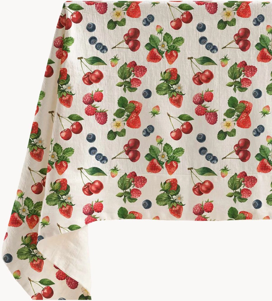 Katoenen tafelkleed Rosaspina