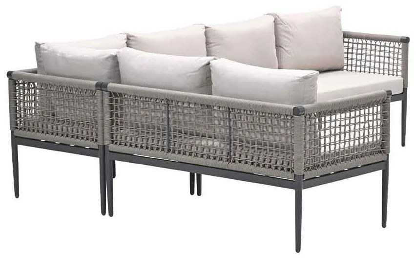 Garden Impressions Burela lounge hoekset links 4-delig - taupe