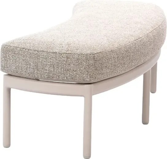 Taste by 4 Seasons Wave low dining loungeset Linen Voetenbank   beige weerbestendig