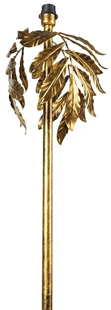 Vintage vloerlamp antiek goud 30 cm zonder kap - Linden