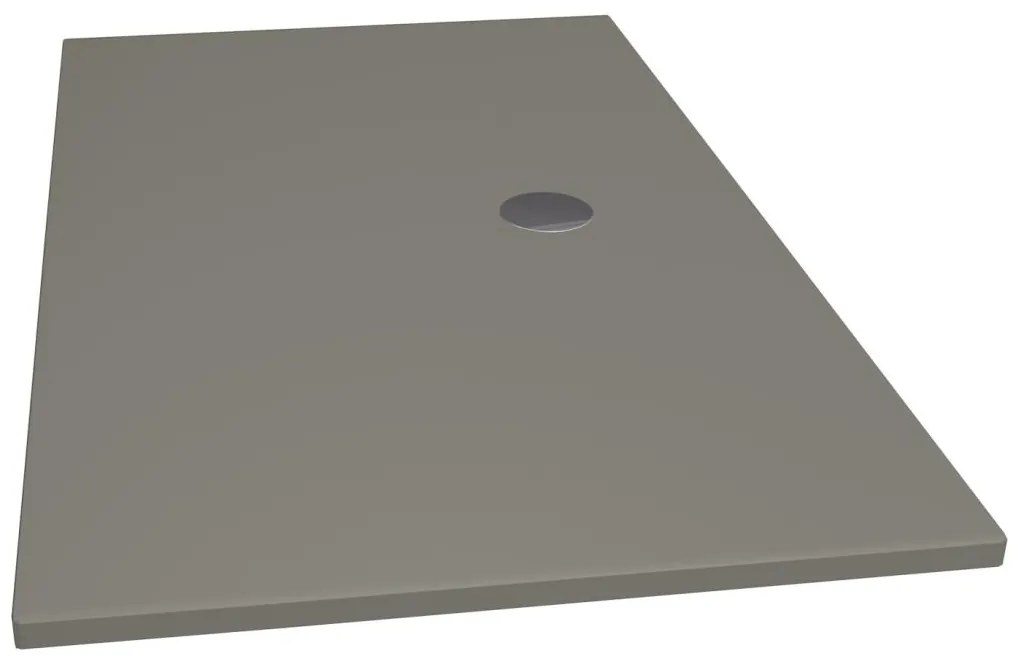 Xenz Flat douchevloer 150x90x4cm cement