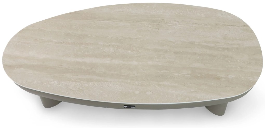Hoek loungeset 6 personen Aluminium/Rope /Ceramic stone Taupe  Santika Furniture Santika