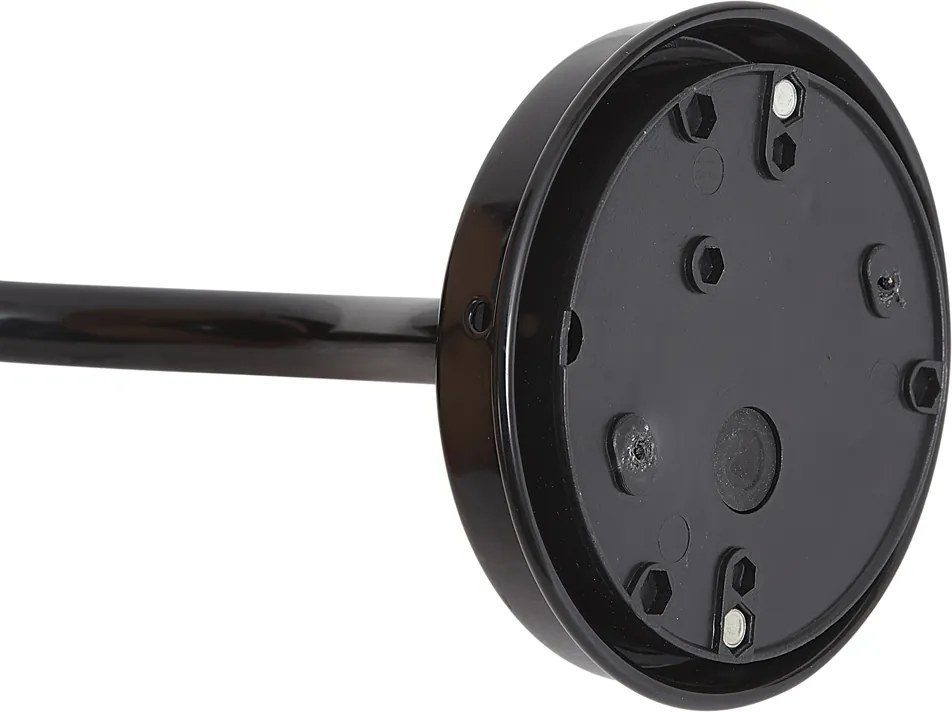 Moderne buiten wandlamp zwart met koper IP44 - Kansas