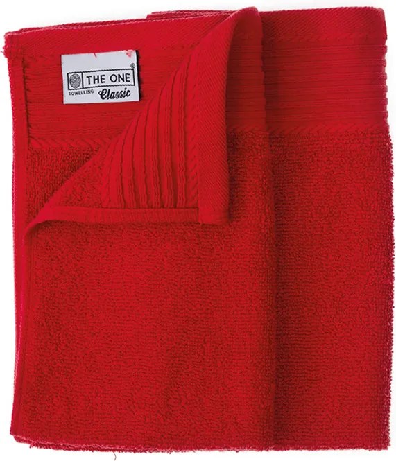 The One Towelling 2-PACK: Gastendoekjes Classic -30 x 50 cm - Red