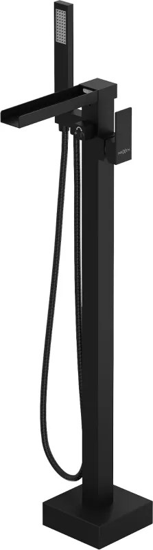Mexen Algar vrijstaande badkraan, zwart - 75733-70
