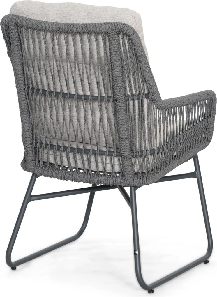 Tuinset 6 personen  Rope Grijs Lifestyle Garden Furniture Vicente/Allungo