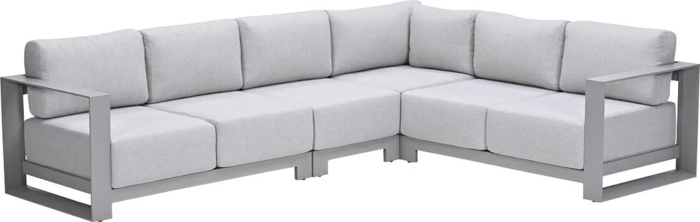 Garden Impressions Malakka loungebank 4-delig - taupe