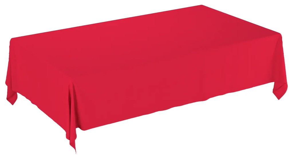 Dekoria Rechthoekig tafelkleed, rood, 130 x 210 cm