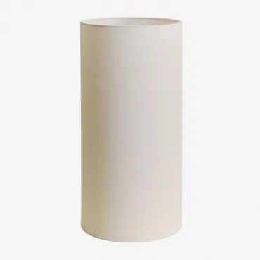 Arlina Stoffen Lampenkap Gebroken Wit & Ø30 Cm - ↑60 Cm - Sklum