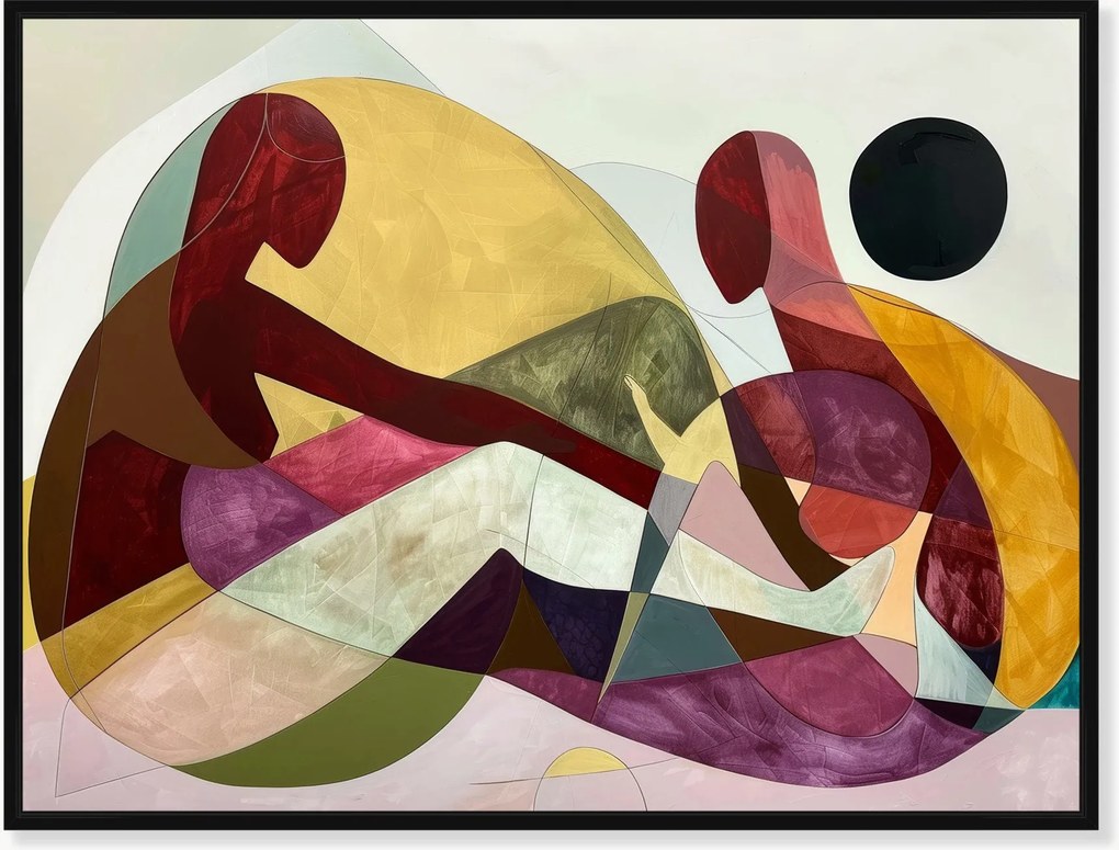 Ingelijste canvasprint Harmony of Two