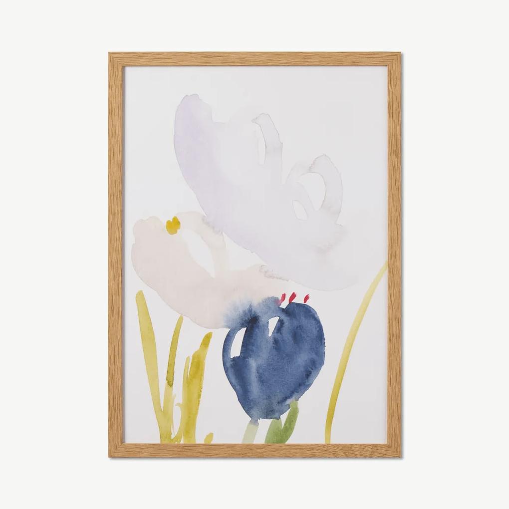 Lisa Hardy, 'Floral IV' limited edition, ingelijste print, A2