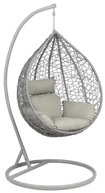 Durango tuin hangstoel met frame Garden Point lichtgrijs