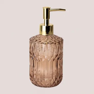 Ovie Glazen Zeepdispenser Roze - Sklum