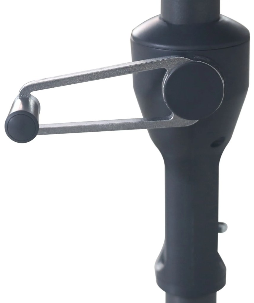 Camello Valerio Stokparasol Xm (excl.voet) Aluminium Grijs