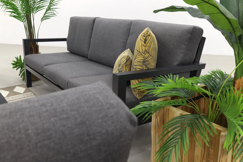 Hugo stoel-bank loungeset - antraciet OP=OP