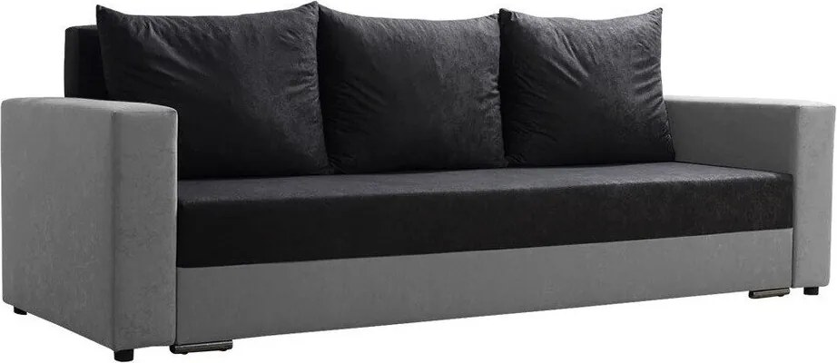 Slaapbank Muncie 104, Aantal zitplaatsen: 4, Aanwezig, 80x235x87cm, 86 kg, Poten: Kunststof