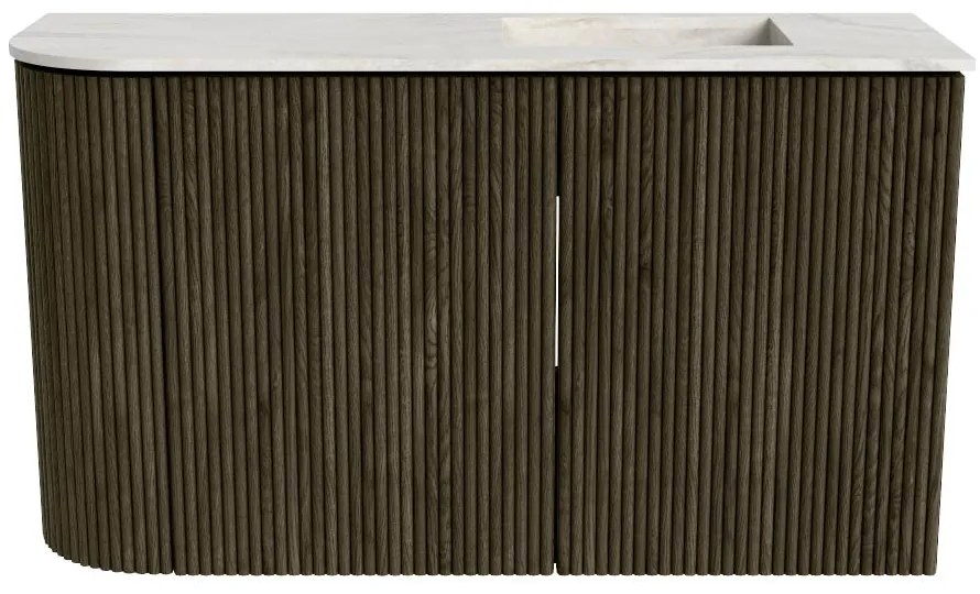 Mondiaz Joya DLux 70cm toiletmeubel ronding links shadow met wastafel faye rechts zonder kraangat ostra