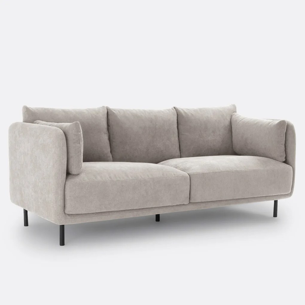 3- of 4-zits rechte bank in structuurstof, Victor