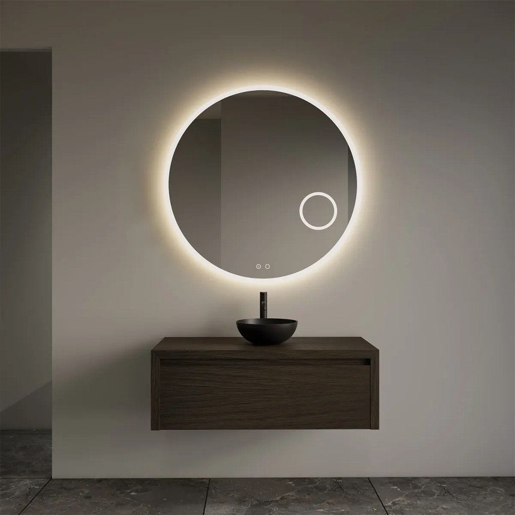 Gliss Design Ares badmeubel 90cm charcoal zonder waskom