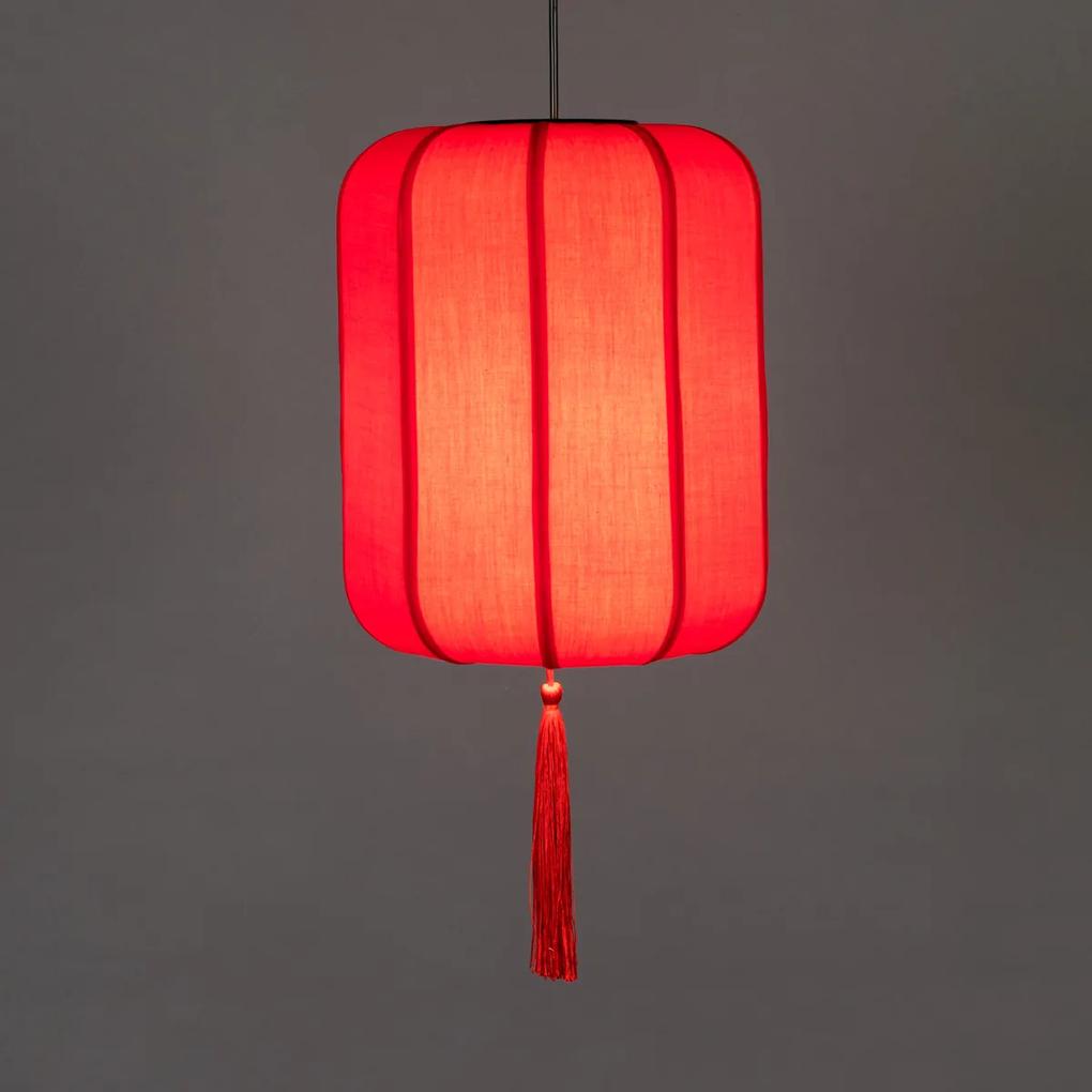 Dutchbone Suoni Chinese Lampion Hanglamp - Rood S