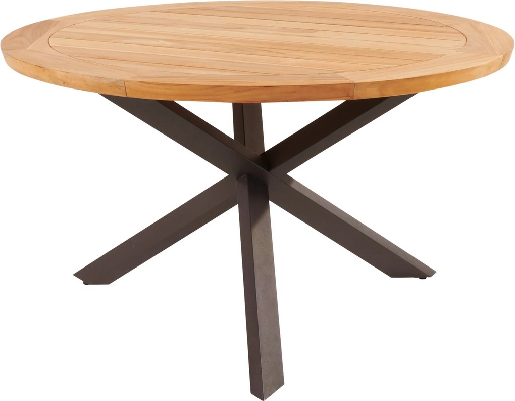 Prado dining tuintafel 130x75 cm rond teak terre Taste 4SO