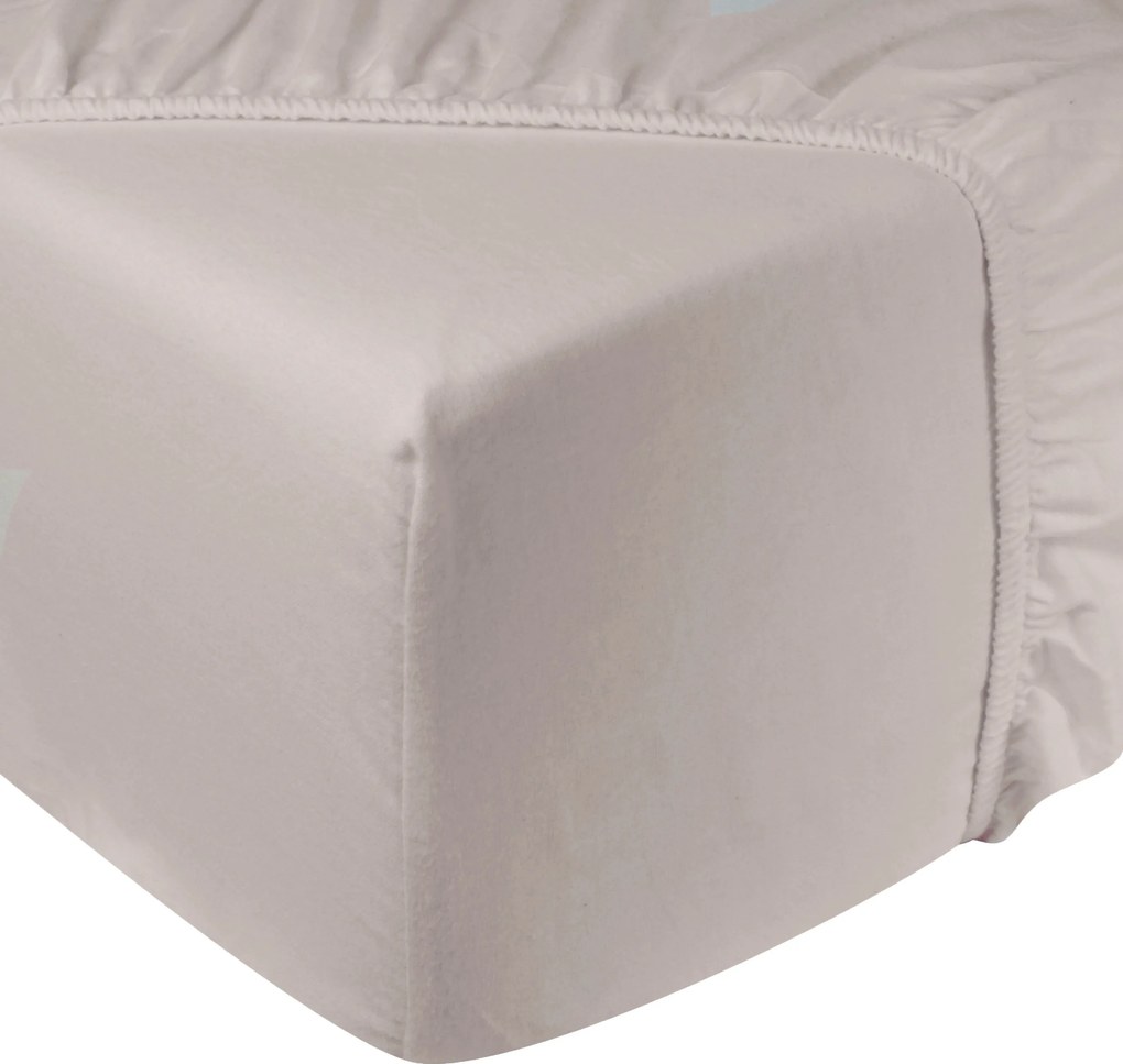 Hoeslaken Jersey – 100% katoen – 160×200 – licht beige