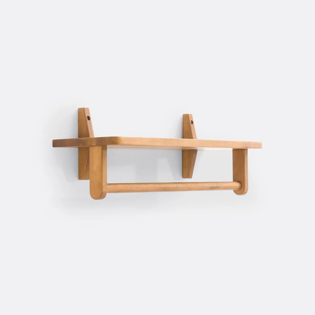 Etagère, in geölied acacia, teak afwerking, Tamodo