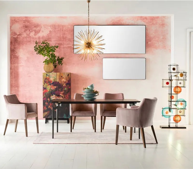 Spiegel Met Zwarte Lijst 200 Cm - 80x200cm