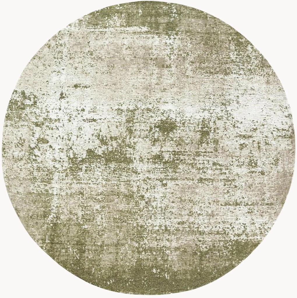 Wasbaar rond jacquard indoor & outdoor vloerkleed Virgin Land