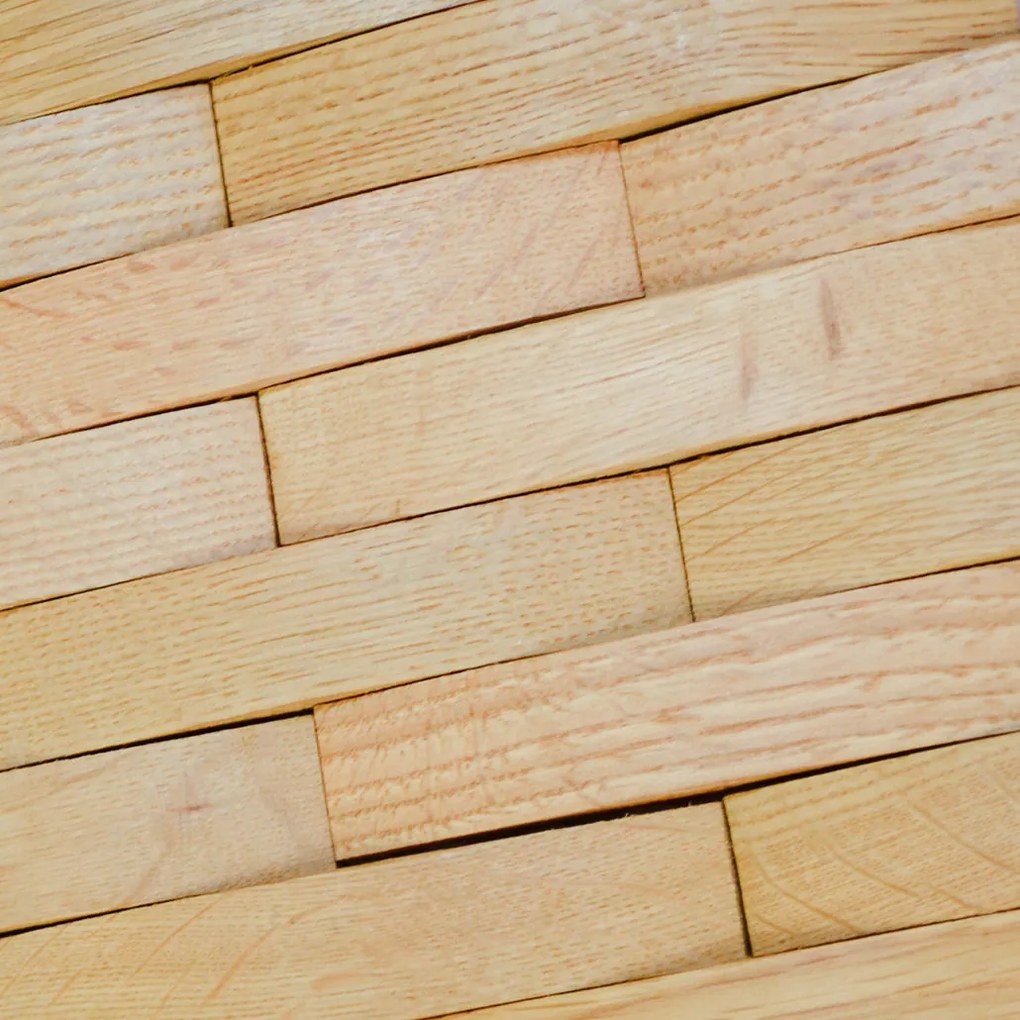 3D Houten Wandpaneel | Eiken Licht | 30×30 cm | Wanddecoratie