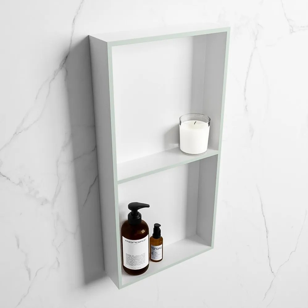 Mondiaz Easy nis 60x30x8cm 2 vakken greey/talc