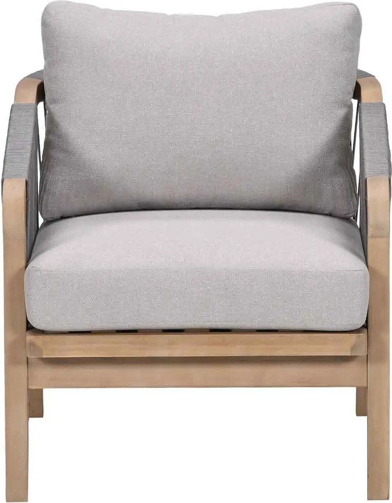 Garden Impressions Alora loungestoel acacia - grey sand