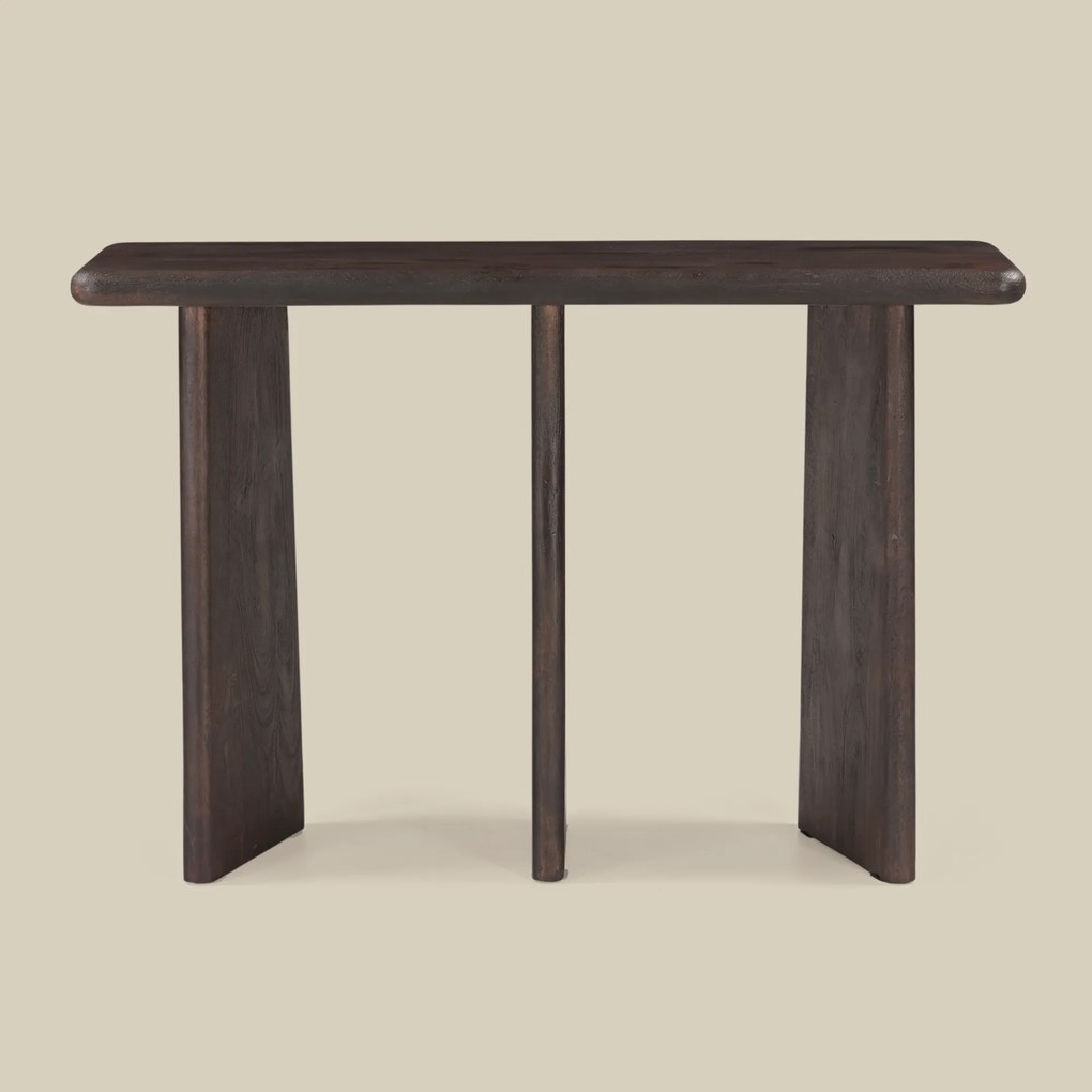 Houten Sidetable Bruin - 120 X 35cm.