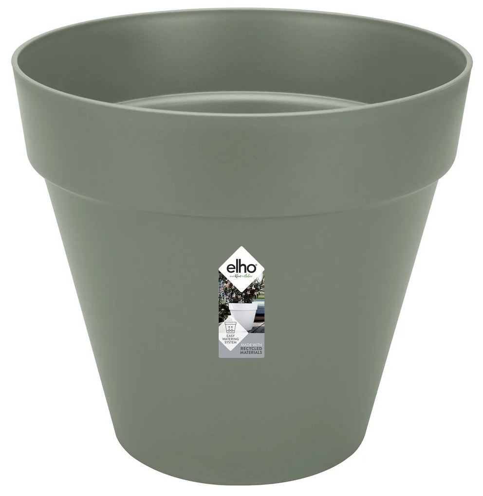 Elho Bloempot Loft Urban Rond Wielen - D 40 cm - Pistachegroen