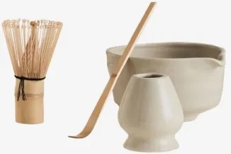 Nekaire Matcha Theeset In Keramiek Tapioca Beige - Sklum