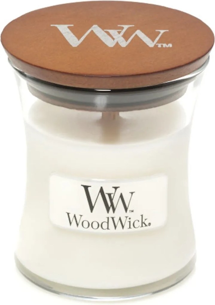 WoodWick geurkaars - Mini - White Teak