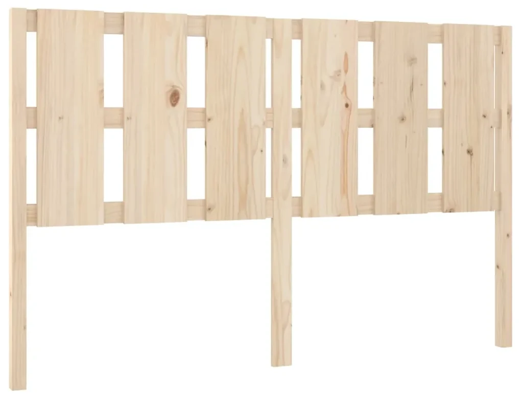 vidaXL Hoofdbord 155,5x4x100 cm massief grenenhout