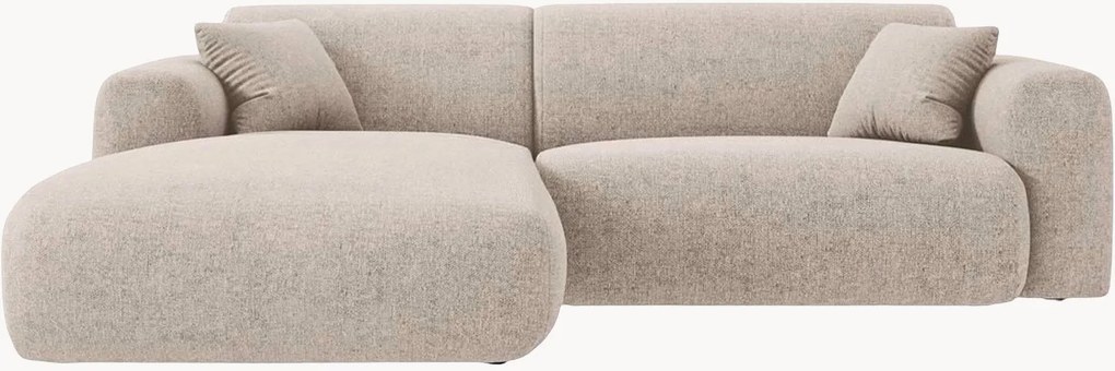 Chenille hoekbank Nolio (4-zits)