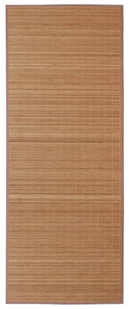 vidaXL Rechthoekige bamboe mat 80 x 300 cm (Bruin)