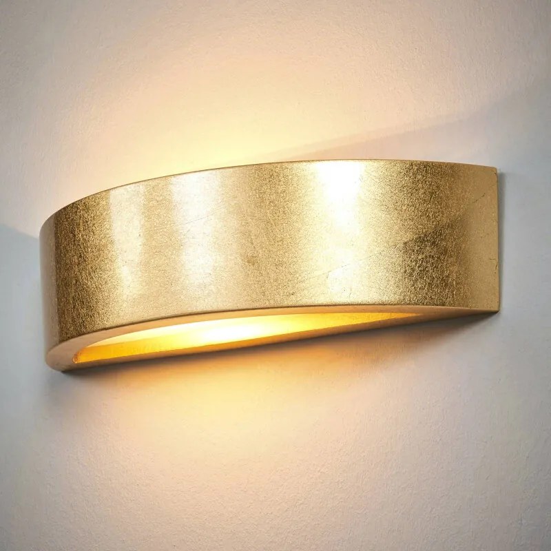 Jasin - wandlamp met gouden oppervlak - lampen-24