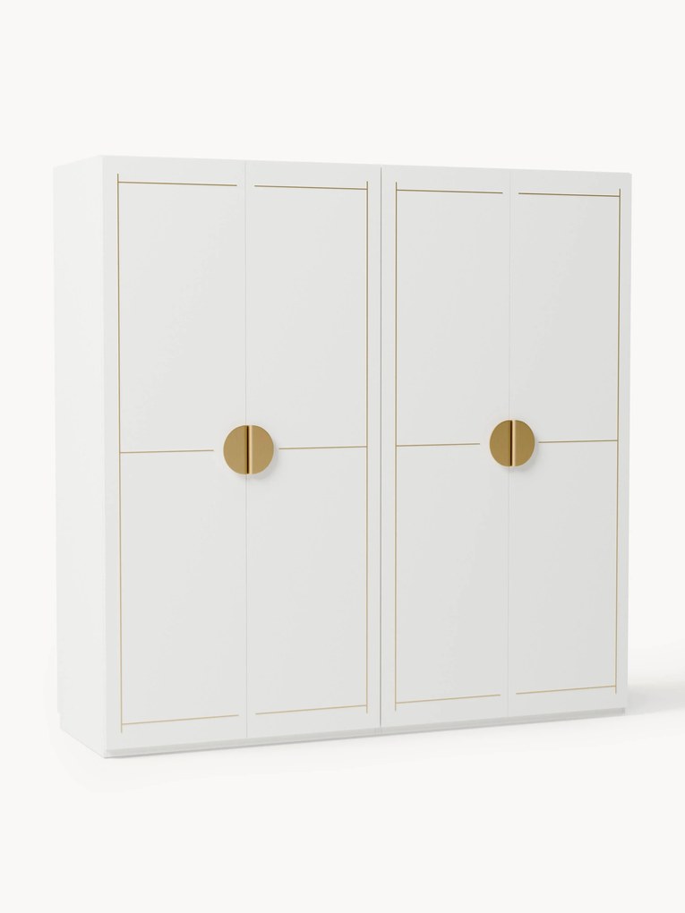 Modulaire draaideurkast Denise, 200 cm breed, in verschillende formaten