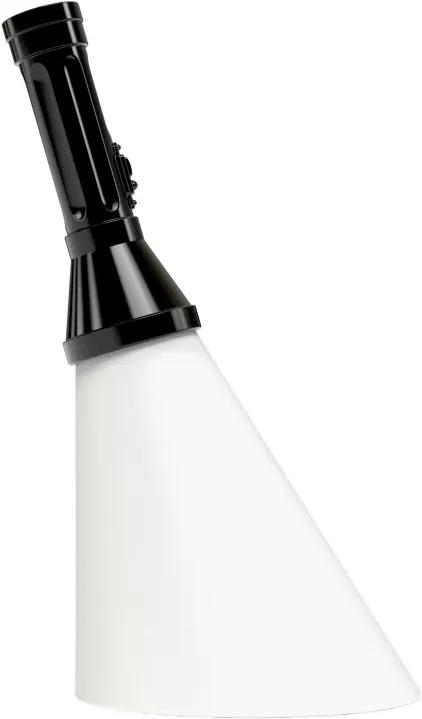 Flash LED lamp Zwart
