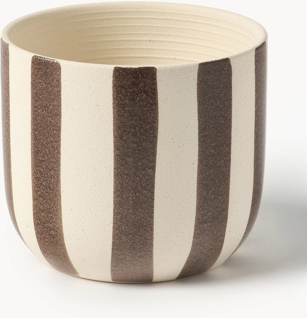 Handbeschilderde dekselpot Ellen, H 12 cm