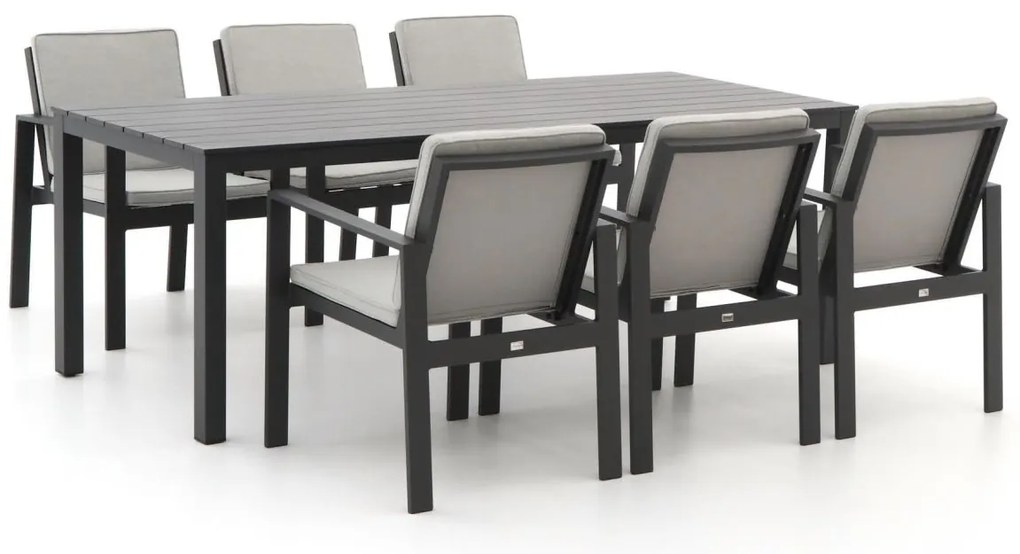 Diningset Bellagio  | 6 personen | Tuinset aluminium | 7-delig | Kees Smit Tuinmeubelen