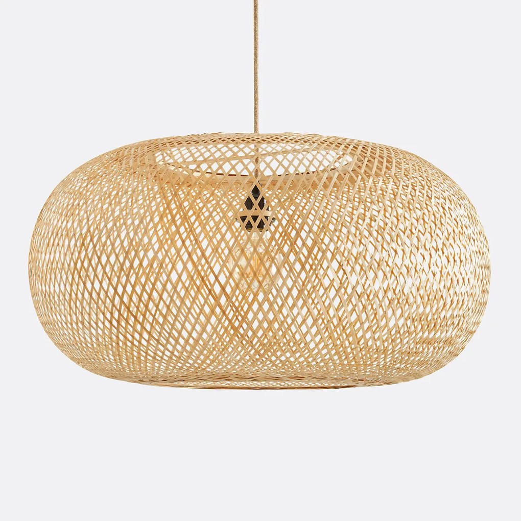 Hanglamp in bamboe Ø65 cm, Ezia