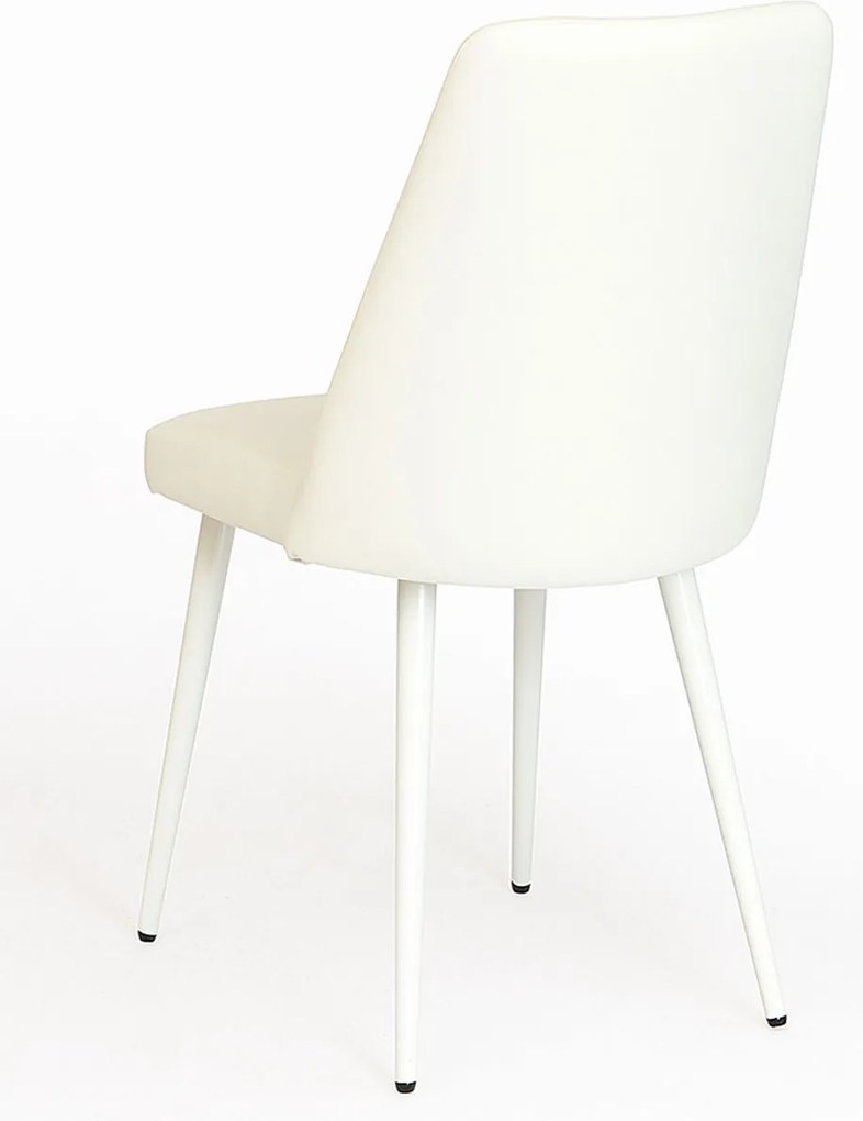 Set 4 Betros Kunstlederen Stoelen