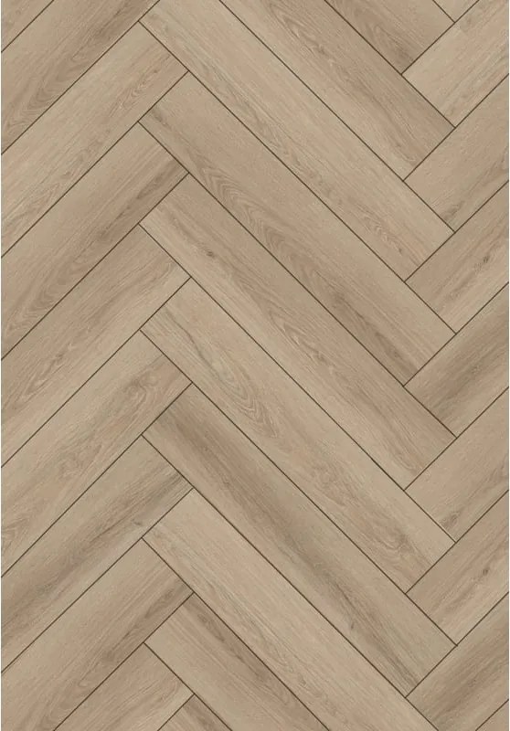 Mexen Palmdale  vinylpanelen visgraat 570 x 95 mm LVT Dryback 2,5 mm, PVC onderlaag, 4V-Voeg, Eik - F1480-0570-095-255-4V1-01